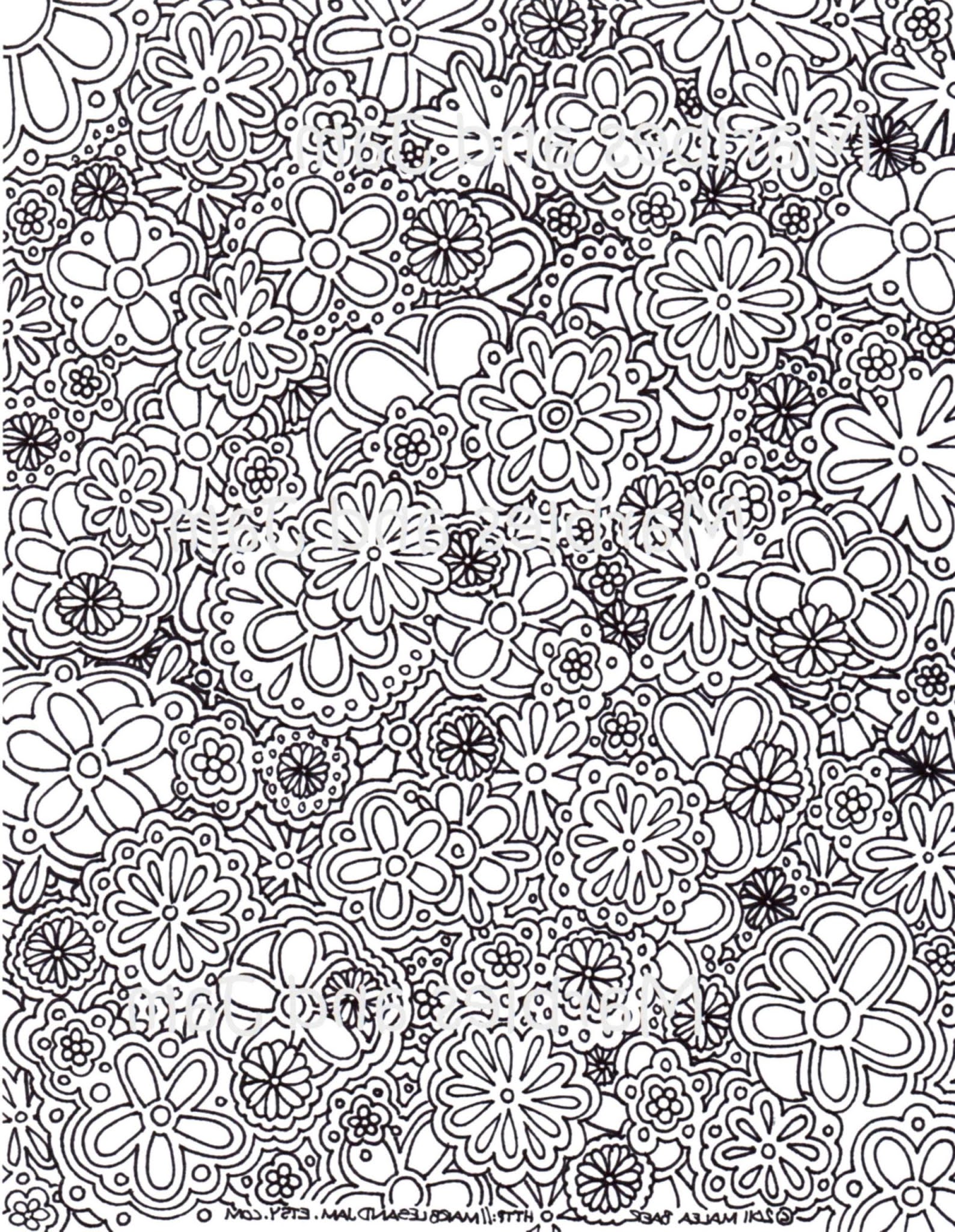 Complicated Coloring Pages 2 Coloring Pages