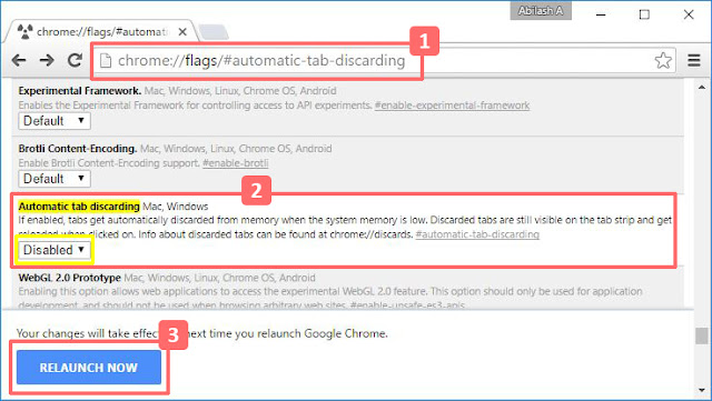How to Stop Chrome from Auto Reloading Tabs on Revisit