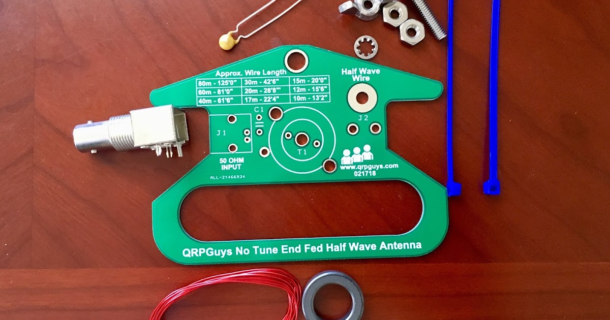 KH7AL QRP Guys EFHW Antenna Build
