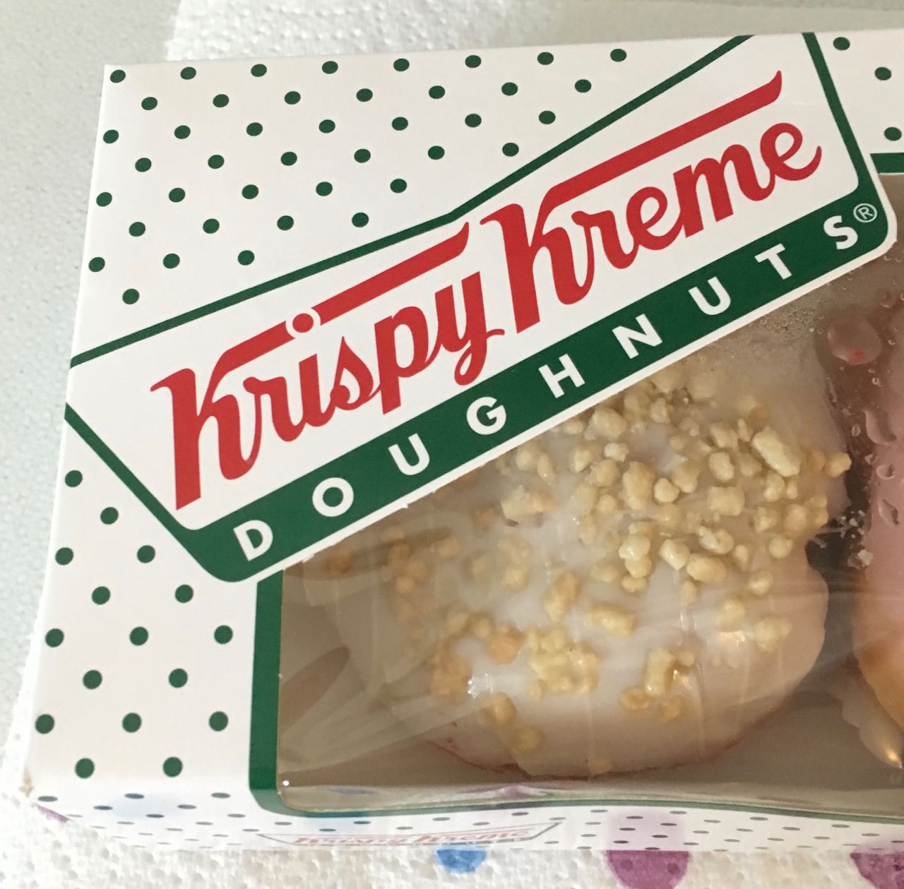 FOODSTUFF FINDS New York Cheese Cake Doughnut Krispy Kreme By cinabar