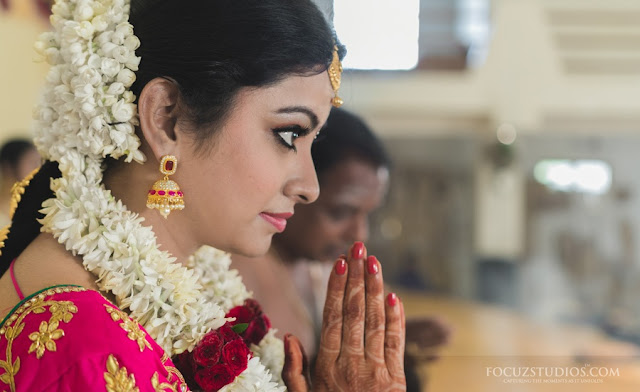 Tamil TV Actress Nisha Krishnan Wedding Photos In Yellow Saree 47