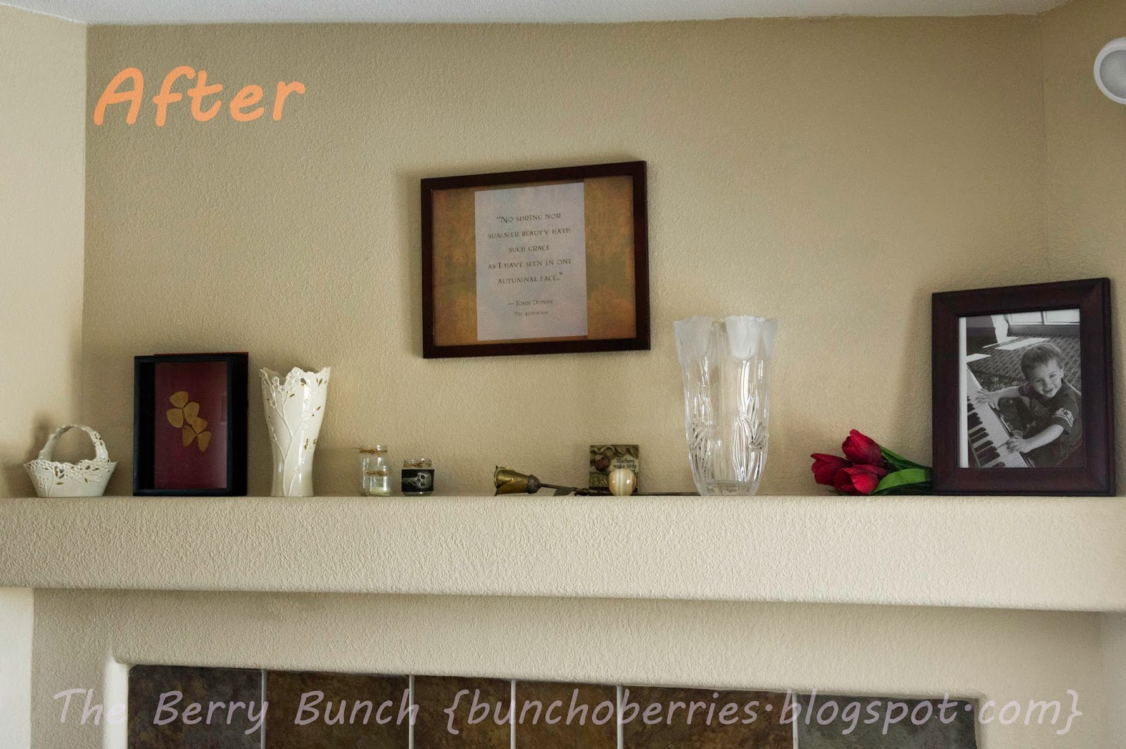 The Berry Bunch: Welcome Fall: Decorate a Mantle {Free Printable}