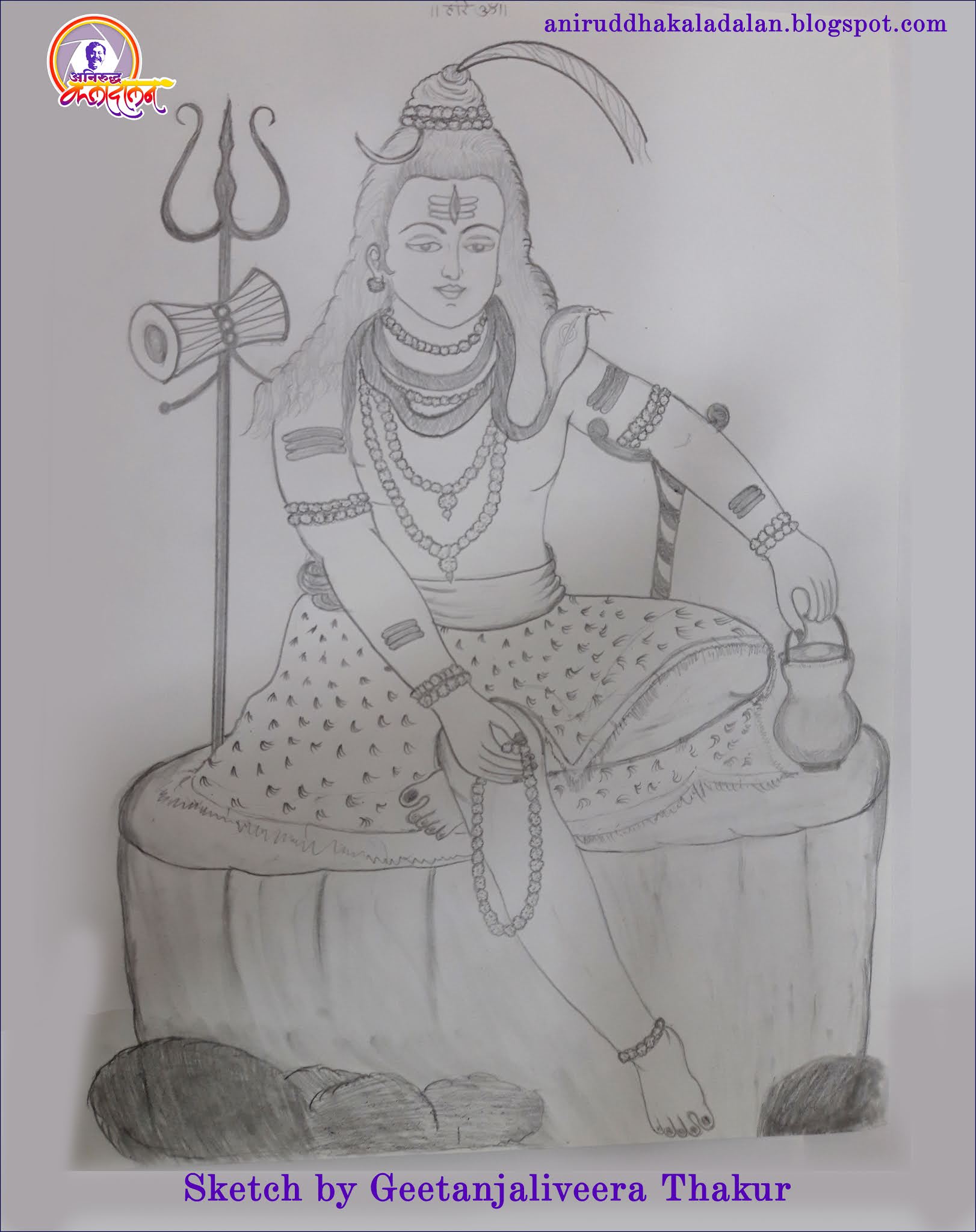 Update more than 63 shankar bhagwan pencil sketch latest - in.eteachers
