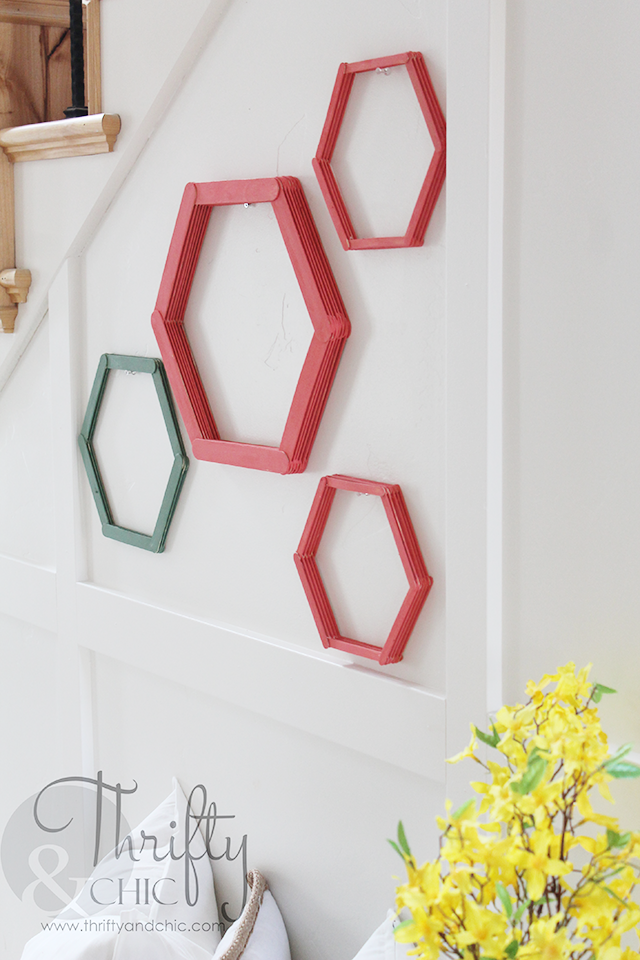 Wall Hanging Craft With Icecream Sticks