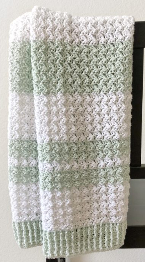 Crochet Sedge Stitch Baby Blanket - Free Pattern & Tutorial 