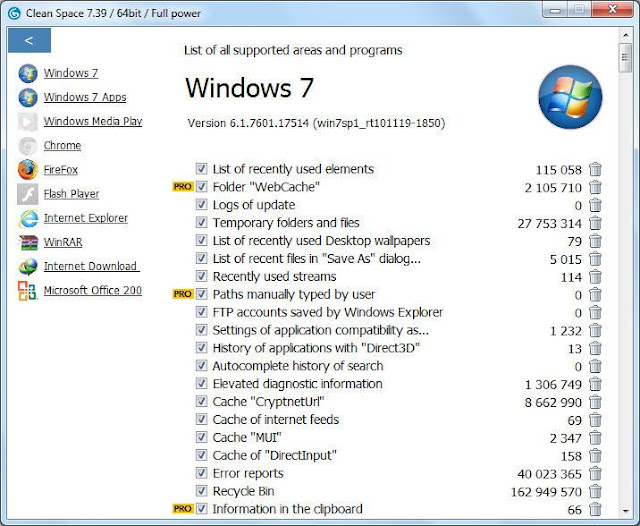Screenshot Cyrobo Clean Space Pro 7.39 Full Version Screenshot Cyrobo Clean Space Pro 7.39 Full Version