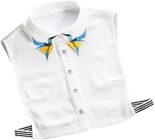 embroidery collar shirt