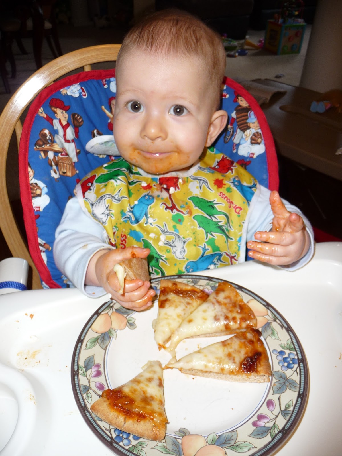 Keeping up with the Cincys Baby's First Pizza