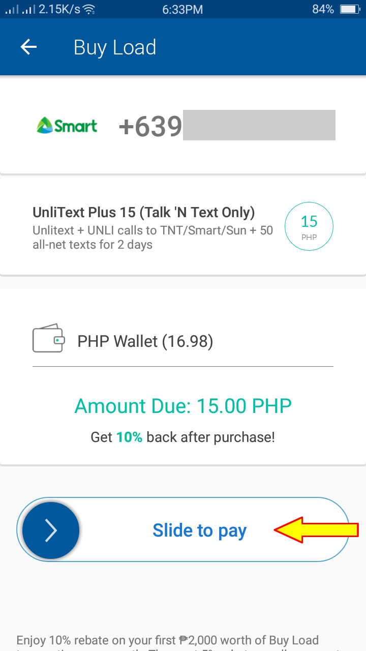 How to Load TNT UTP15 using Coins.ph wallet