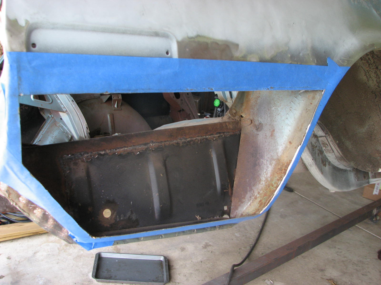 1968 Mustang Fastback Resurrection: Right Rear Quarter Panel - Part 5