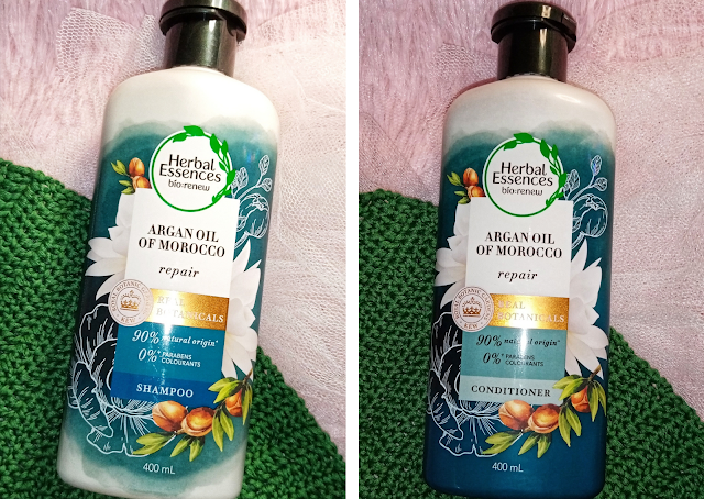 Herbal Essences Repair Argan Oil Shampoo + Conditioner 400mL