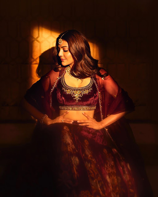 Kajal Aggarwal stuns in Glamorous Bridal Look