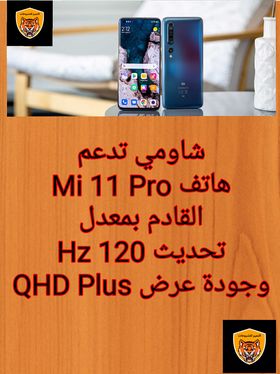 شاومي تدعم هاتف  Mi 11 Pro الجديد بمعدل تحديث 120 Hz وجودة العرض QHD Plus - التميز للشروحات