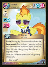 My Little Pony Spitfire, Drilling It In Defenders of Equestria CCG Card