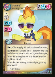 My Little Pony Spitfire, Drilling It In Defenders of Equestria CCG Card