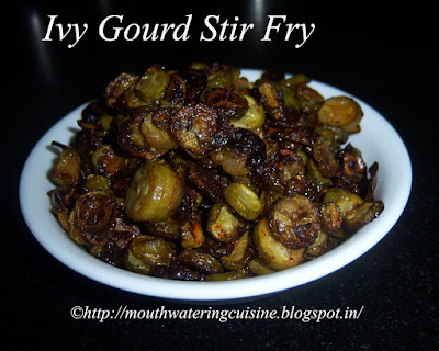 Ivy Gourd Stir Fry