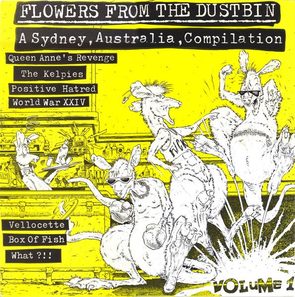 AUSSIE VARIOUS ARTIST COMPILATION ALBUMS FLOWERS FROM THE DUSTBIN VOLUME 1