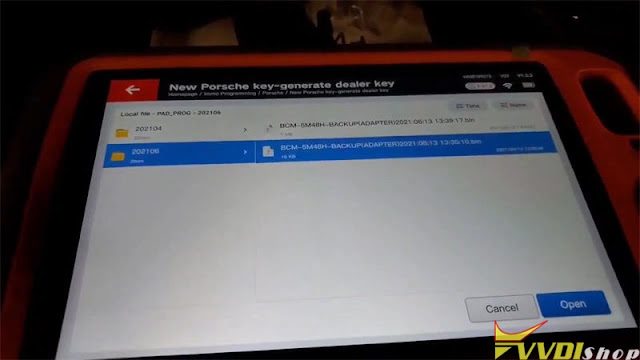Program 2011 Porsche Cayenne All Keys Lost with VVDI Key Tool Plus 7