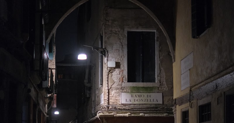 venezia blog: Calle de la Donzella, Tonight