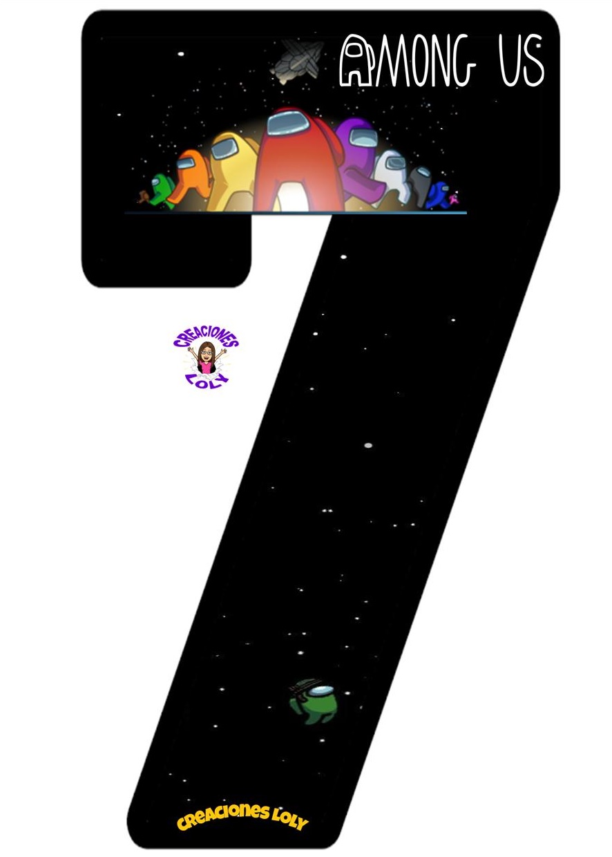 Creaciones Loly Números Among Us