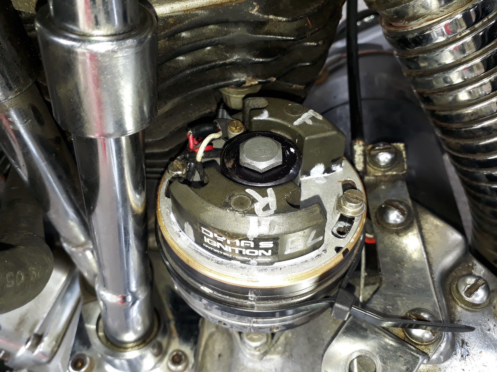 Harley Davidson Panhead Electronic ignition