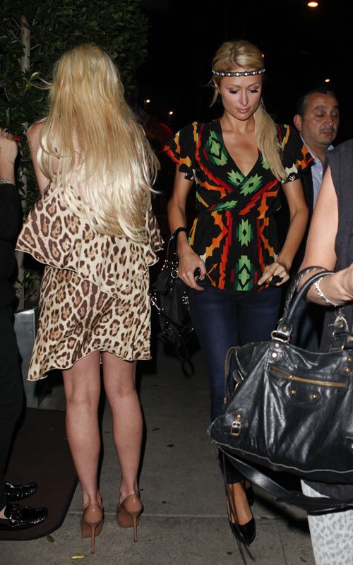 Fashion And The City: Paris Hilton & Lindsay Lohan: Giorgio Baldi Babes