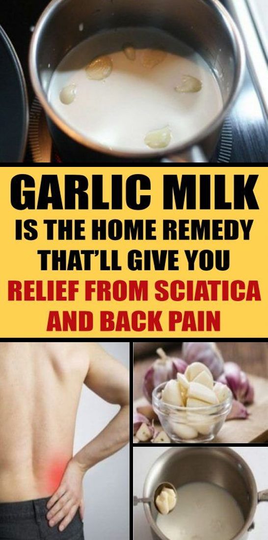 Garlic milk the natural effective remedy against sciatica Healthy Zilla
