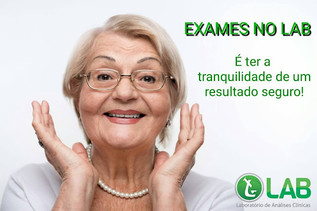 Faça seus exames no LAB e tenha a tranquilidade de um resultado seguro Faça seus exames no LAB e tenha a tranquilidade de um resultado seguro