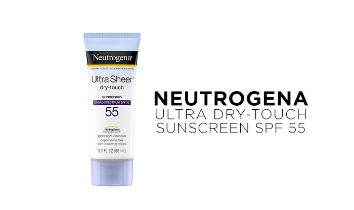 Neutrogena Ultra Dry-Touch Sunscreen SPF 55  | Best Sunscreen for Everyday Use and to Keep Your Skin Sun Protected | NeoStopZone
