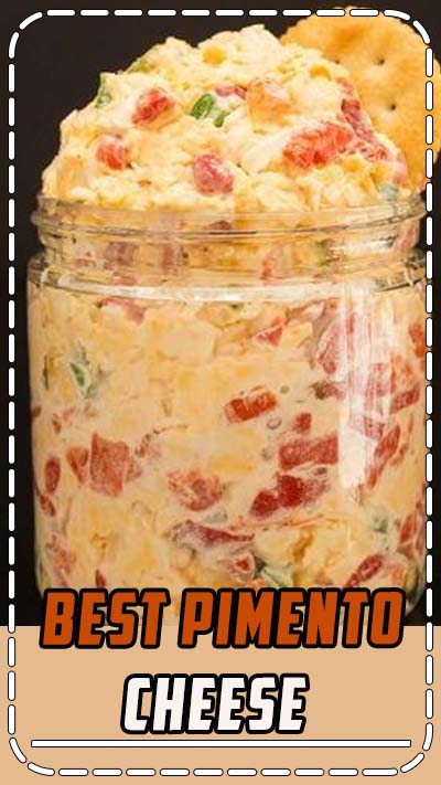 Homemade Pimento Cheese Recipe. Great game day appetizer! #pimento #pimentocheese #gameday #appetizers #cheese