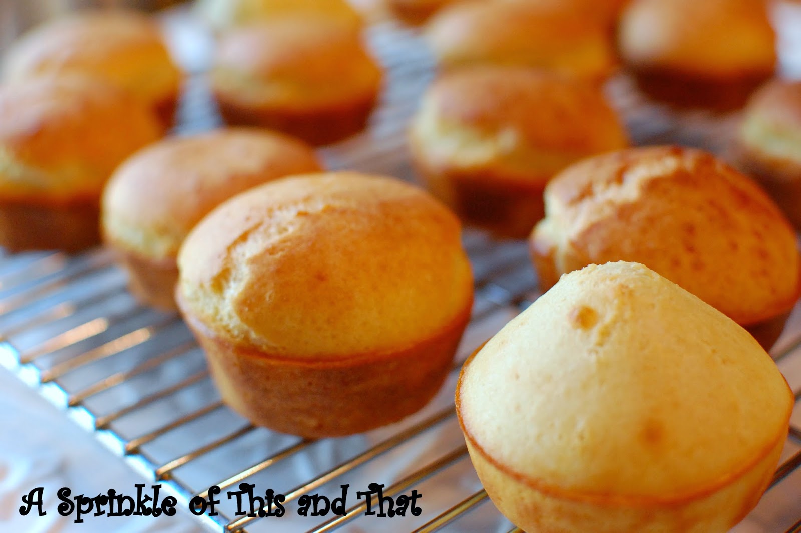 A Sprinkle of This and That Pop on over for Popover Muffins with Honey Butter!