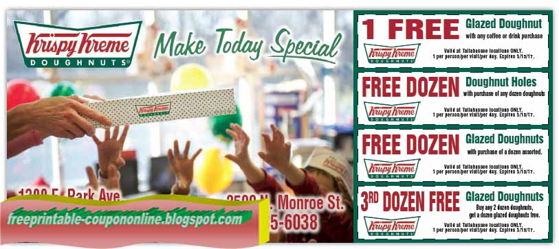 Krispy kreme printable coupons uk