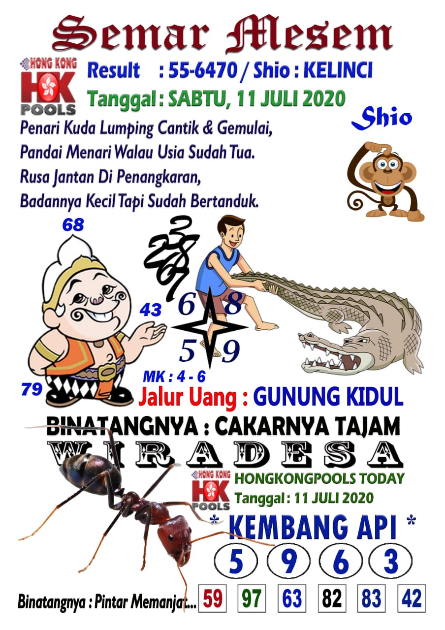 Prediksi Syair Hk 11 Juli 2020 Keraton4d