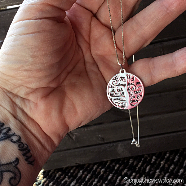round family tree necklace