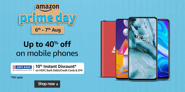 Amazon Prime Day on 6 and 7 August 2020
