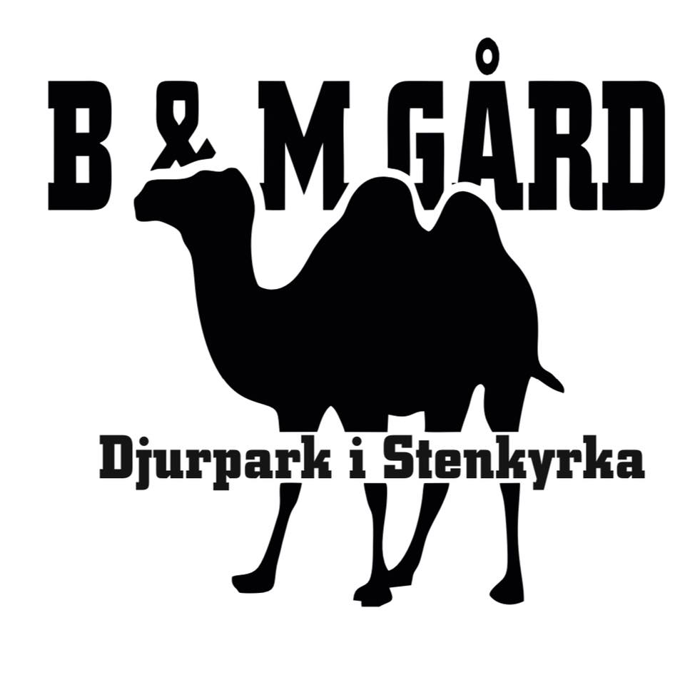 Djupark i Stenkyrka, logo, park, camel, animals