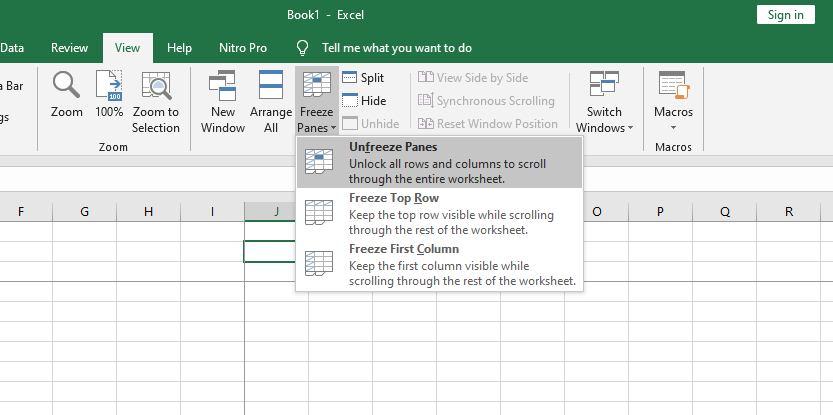 File Excel tidak Bisa Scrol Ke Bawah? Perbaiki dengan Cara