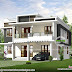 2679 sq-ft 4 bedroom flat roof home plan