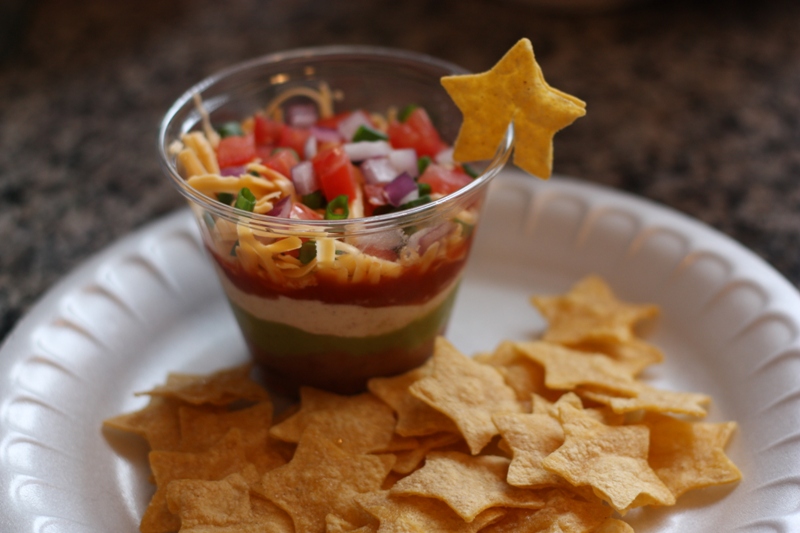 Christy Robbins July 4th 7 Layer Picnic Dip To Go