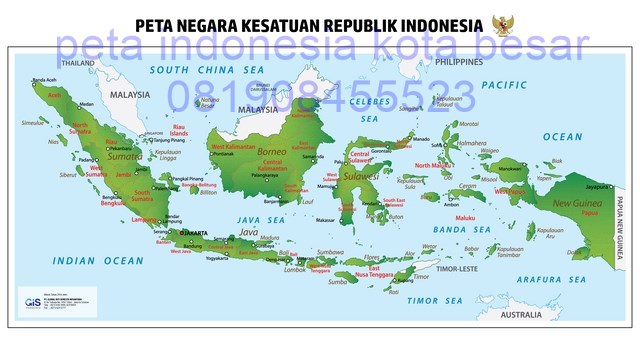 Jual Peta Indonesia Terbaru 2015 2016 Gambar