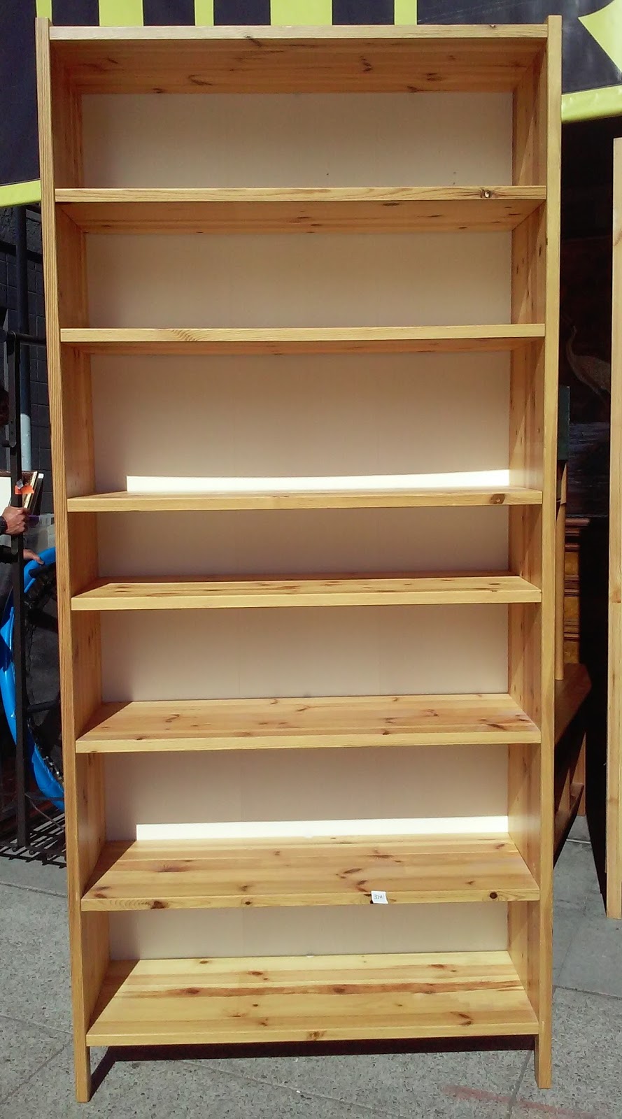 UHURU FURNITURE & COLLECTIBLES SOLD 3240 7' x 3' Knotty Pine Shelf 65