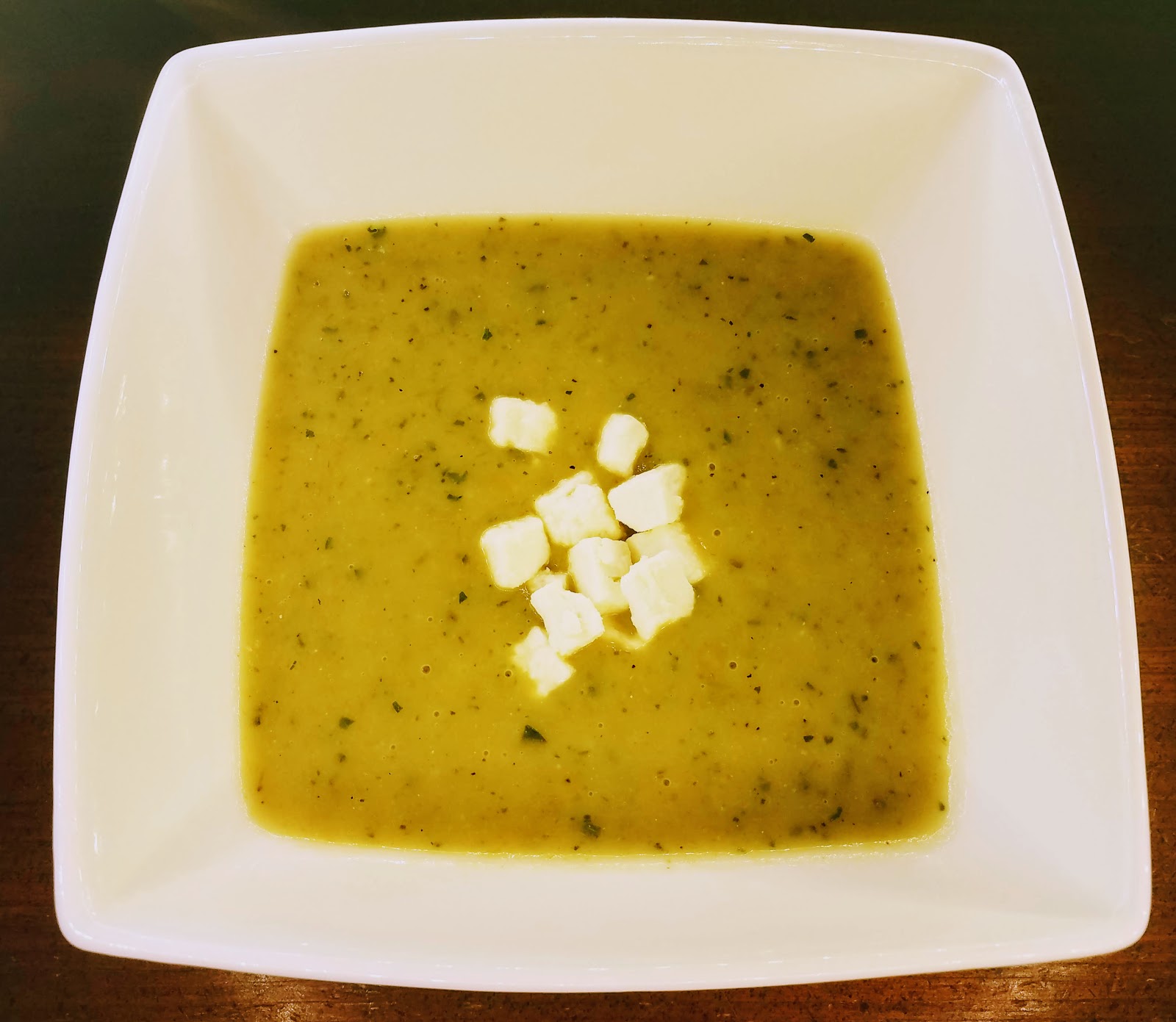 Garlic Scape + Potato Soup