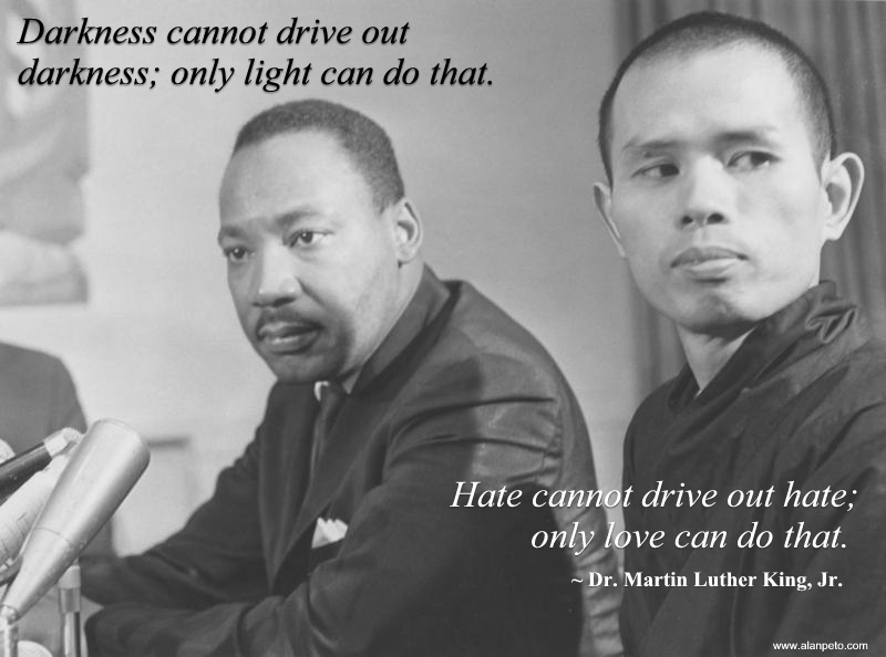Dr. Martin Luther King, Jr. & Ven. Thich Nhat Hanh ~ AmazingWorldPicture