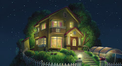 ghibli ponyo background anime studio landscape animation miyazaki hayao