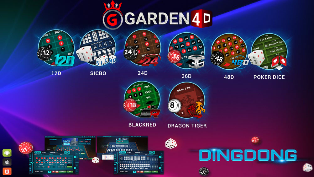 GARDEN4D Live Dingdong 12D 24D 36D 48D SICBO