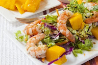 Mango and prawn salad Recipe | Healthy Seafood Recipe 
