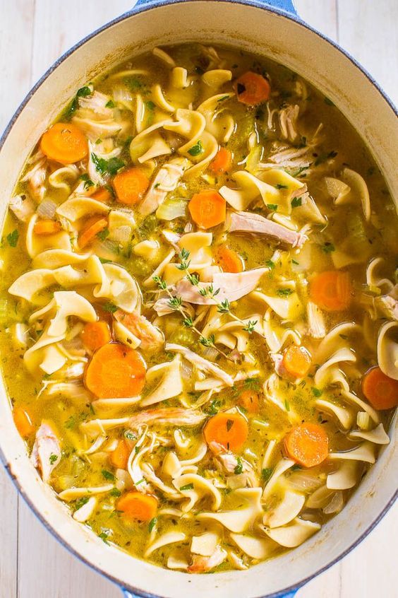 Easy 30-Minute Homemade Chicken Noodle Soup - Recipe Easy