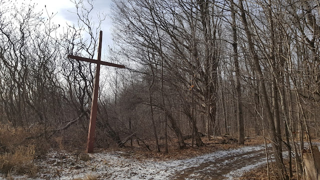 Sentier pour le sommet du Calvaire d'Oka