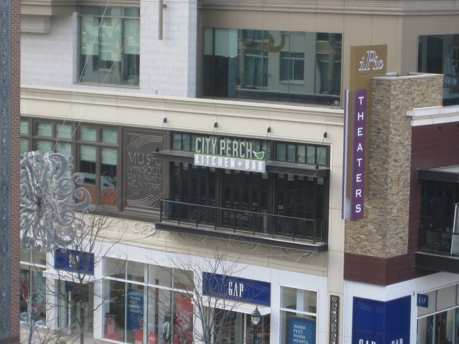 Robert Dyer Bethesda Row City Perch adds ground floor patio dining