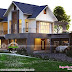 Luxurious sloped roof 4 bedroom house